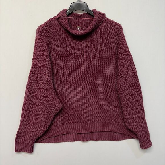 Free People Sweaters - Free People Women Oversized Thick Cable Knit Sweater Size Small C042 -3